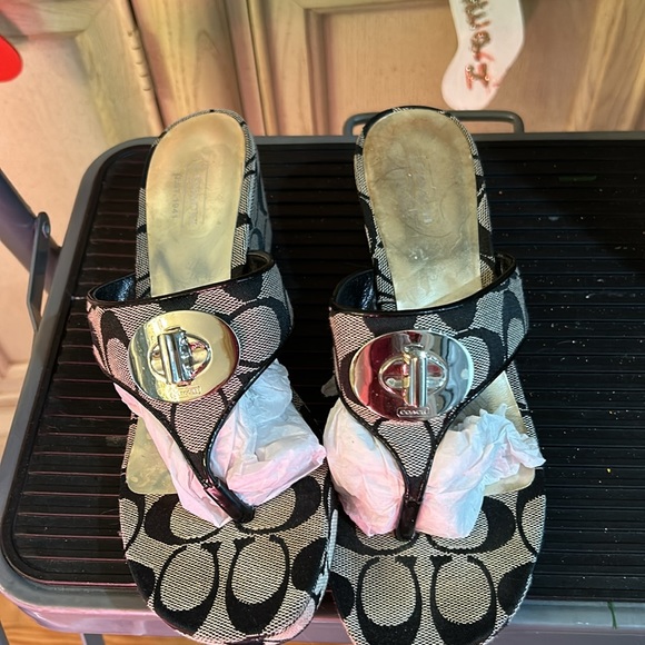 Vintage Coach Sandals - Picture 2 of 7